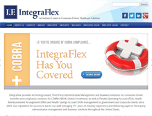 Tablet Screenshot of integra-flex.com